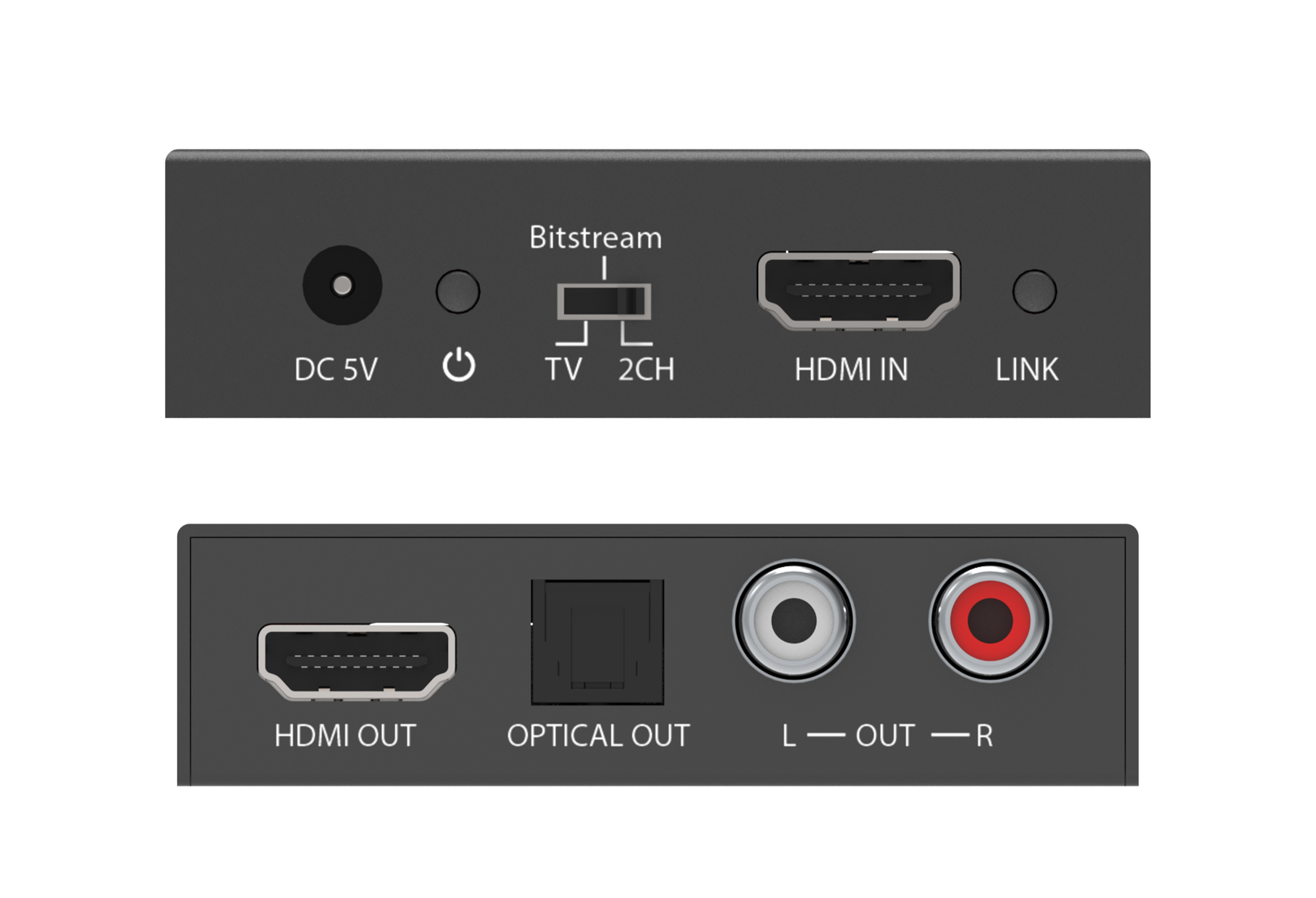 Де-ембеддер аудио из HDMI Infobit iTrans AD02  4K60 18Gbps HDMI Audio De-embedder/ Extractor